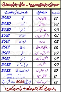 عمران جونئیر سیریز ٹچ از طاہر جاوید مغل