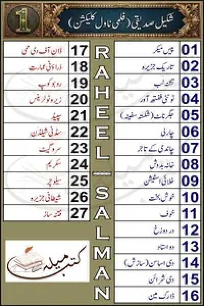 شکیل صدیقی(فلمی ناول کلیکشن)اول