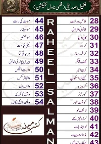 شکیل صدیقی(فلمی ناول کلیکشن)دوم